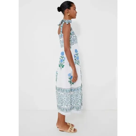 TUCKERNUCK Juliet Dunn Exclusive Poppy Tie Shoulder Dress NWT Size 2 - Picture 4 of 10